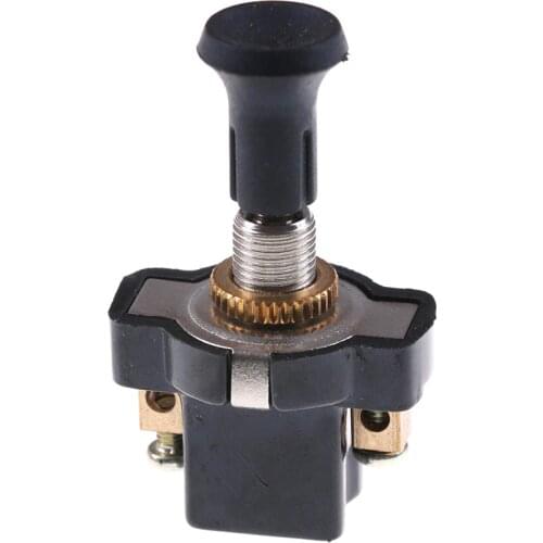 Durable High performance On-Off Long Push Pull Switch 12V Screw Terminals