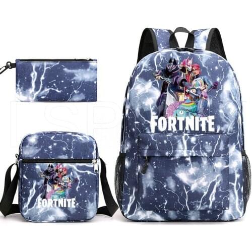 FORTNITE School Backpacks Large Capacity Travel Mens Backpack Casual College Students School Bags For Boys Teenager Schoolbag