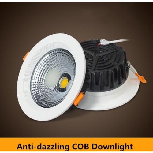 Led downlight light COB Ceiling Spot Light 3W 5W 7W 10W 15W 20W 30W 40W 85-265V ceiling recessed Lights Indoor Lighting