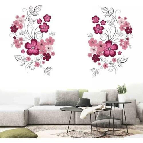 1PC DIY Removable Flower Branches Vinyl Art Wall Sticker Decal Home Wall Decor