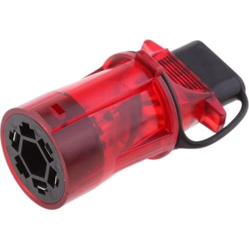 12V Power Socket Adapter Converter 7 Pin to 4 Pin for Car Motorhome Caravan RV Red Dropshiping