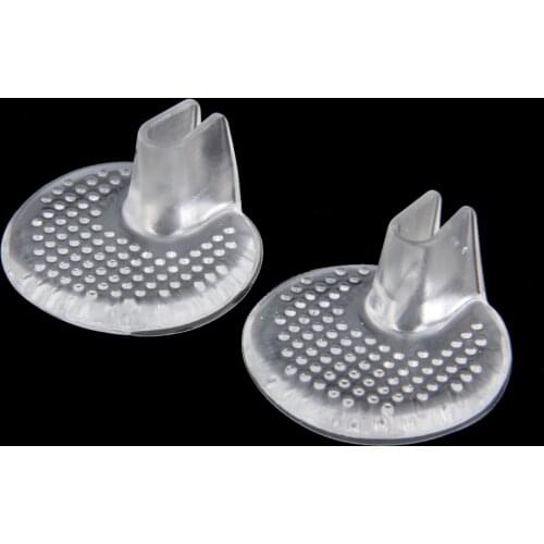 2pcs Flip flop Sandals Silicone Gel Toe Guards Shoe Insoles Pads Cushion Foot Protector for Wearing Flip Flops High Heel Shoes