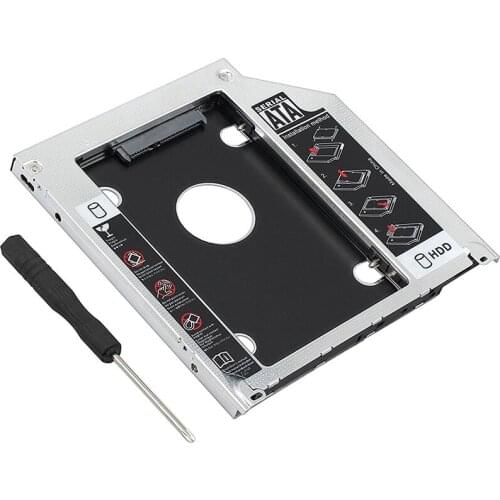 2nd Second SATA HDD SSD Hard Drive Unibody Caddy for MacBook Pro 13" 15" 17" 2009 2010 2011 2012