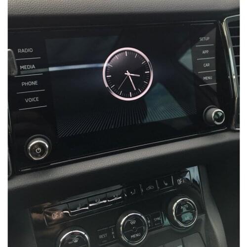 8 Inch For Skoda Kodiaq Karoq 2017-2019 Tempered Glass Car Navigation Screen Protector Display Film LCD protective sticker 2018