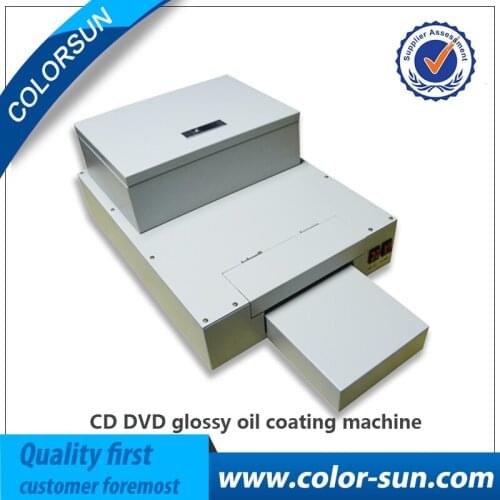 CD DVD coating machine Desktop UV coater CD glossy oil machine for coating CD disc