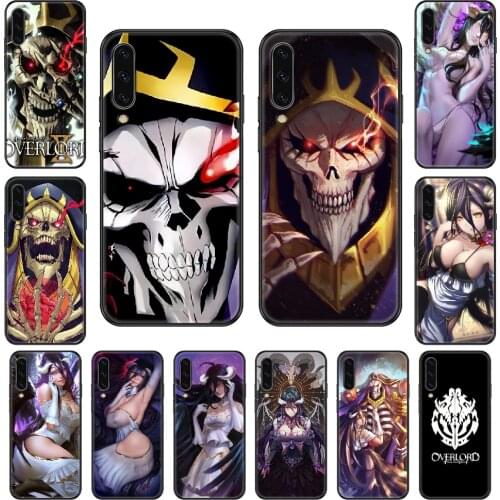 Anime Overlord Phone case For Samsung Galaxy A 3 5 8 9 10 20 30 40 50 70 E S Plus 2016 2017 2018 2019 black soft coque tpu