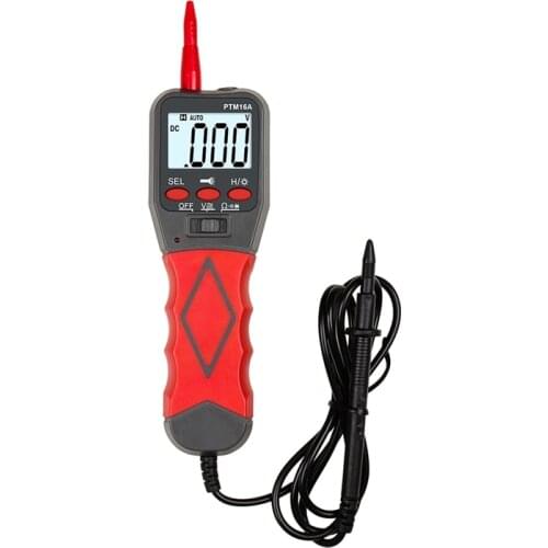 PTM16A Pen-type LCD Digital Multimeter Portable 2000 Counts Automatic-Range Voltage Resistance Meter Multifunctional Multimeter