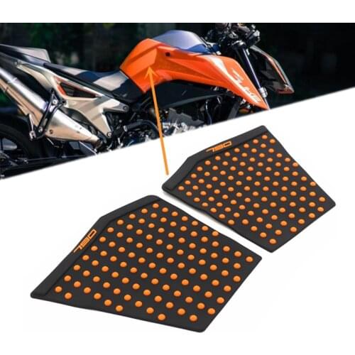 DUKE790 Anti Slip Tank Side Pad Sticker Gas Knee Grip Tank Traction Pad Side Sticker Decal for KTM DUKE 790 DUKE790