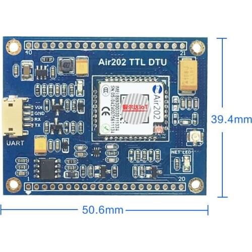 JINYUSHI for Air202 DTU development board Serial port embedded GSM singlechip GPRS wireless module luat Secondary development