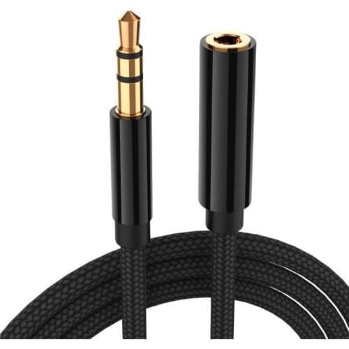 New 3.5mm AUX Audio Extension Cable 3.5 Jack male to Female earphone Extender Cable Car Aux Code for Headphone Louder