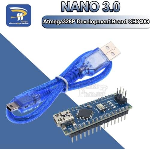 MINI Nano 3.0 Controller Compatible For Arduino ATmega328P CH340G 5V 16M CH340 USB driver with CABLE V3.0 CH340G