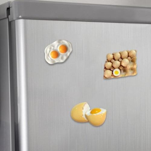 Refrigerator Magnets Food Shape Multi-style Resin 3D Design Fine Workmanship Magnet Refrigerator Stickers Kitchen Accessories