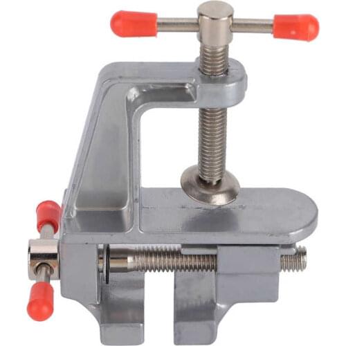 Mini Bench Vise 1.1in Jaw Opening Table Clamp for DIY Grinding Detailing Drilling Carving Mini Bench Jaw Carving Tools