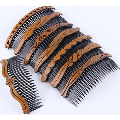 200pcs New Arrivals Teeth Inserted Comb DIY Hair Accessories Hair Combs Supplies Hair Tool F2733