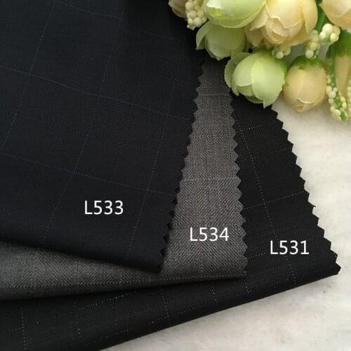 The new winter Wool Plaid suit suit fabric garment fabric wool coat dress pants suit DIY