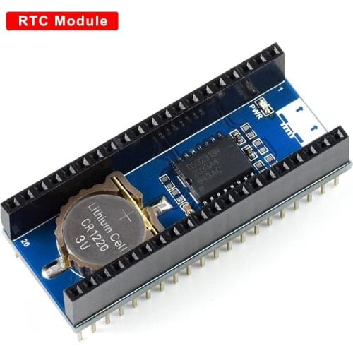 Raspberry Pi Pico RTC Module Expansion Board High-precision DS3231 Clock Chip Onboard Hat for RPI Pico