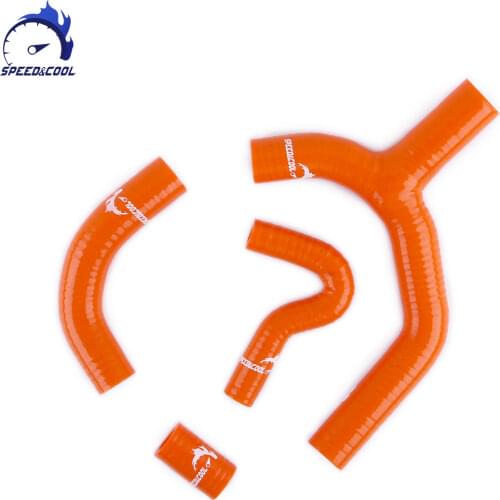Motorcycle Silicone Radiator Coolant Hose Kit For KTM 450EXC-REXC-R 530 EXC 2007-2010 08 09DO High Performance Pressure