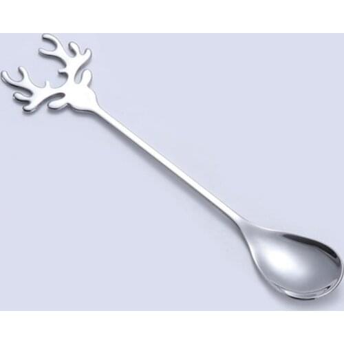Comfortable Hand Feeling 304 Stainless Steel Chic Coffee Tea Stirring Spoon for Gifts