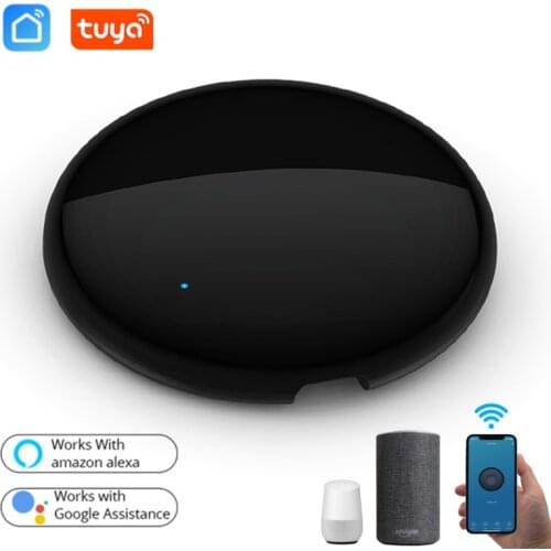 IR Remote Control Smart Wifi Universal Infrared Tuya Works With Alexa Google Home With Temperature And Humidity Sensor Function