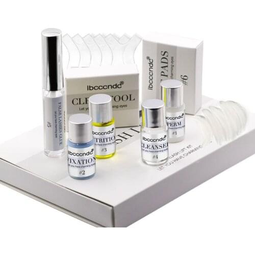 1Set Eyelash Perm Kit Professional Lash Lifting Curler Eye Lash Curling Perming Wave Extension Tools for Home Salon