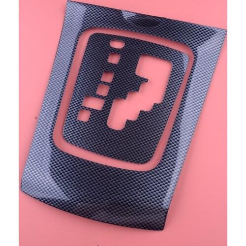 2Pcs ABS Car Interior Gear Shift Panel Cover Trim Fit for Toyota Corolla 2008 2009 2010 2011 2012 2013 LHD Carbon Fiber Style