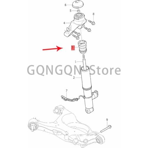 CAR rear machine center glue 2015-2020vol voxc90 xc60 v90 cross country v90 v60 s90l s90 shock absorption rubber rear cushion ru