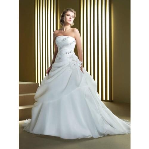 Free shipping bridal gowns and wedding of dress 2017 handmade crystal curtain decoration sheath column wedding dresses