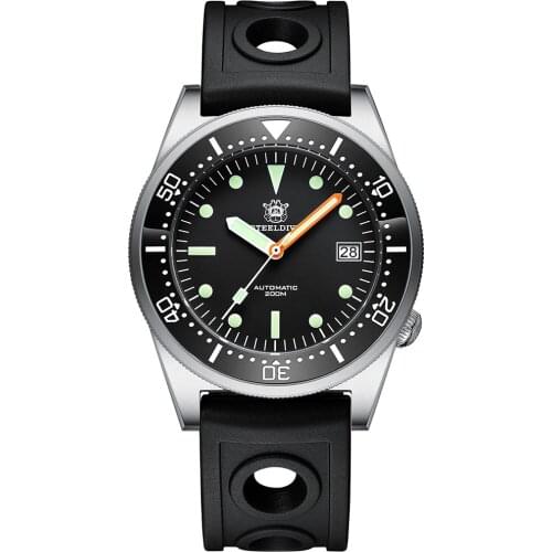 STEELDIVE Dive Watches Men 200m Mens Watches Automatic Mechanical Waterproof NH35 Sapphire Watch Automatic Men