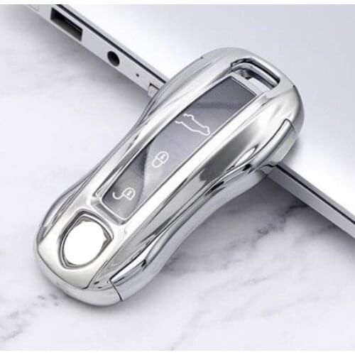 For Porsche Cayenne Panamera TPU Car Key Case Cover Shell Bag