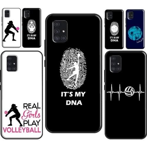 Love Play Volleyball Case For Samsung A51 A71 A11 A31 A41 A20e A21S A01 A02S A50 A40 A70 A12 A52 A72 A32 Cover
