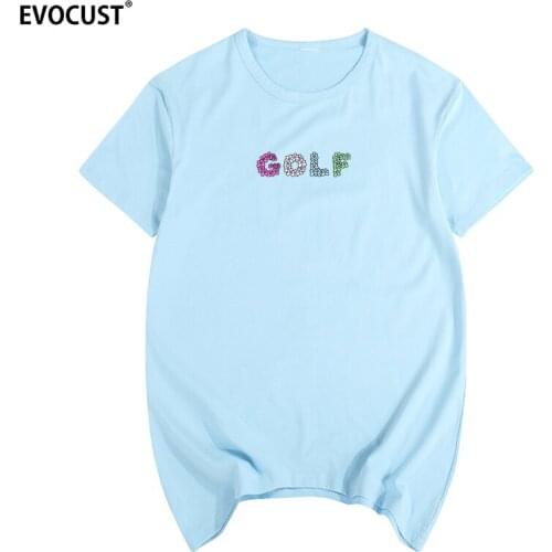 Golf Wang flower Tyler The Creator skate rapper hip hop music T-shirt Cotton Men T shirt New TEE TSHIRT Womens