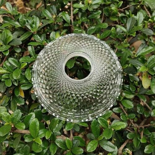 2pcs/lot 120x45mm European style crystal lamp transparent arm flower glass bowl chandelier tray lighting accessories