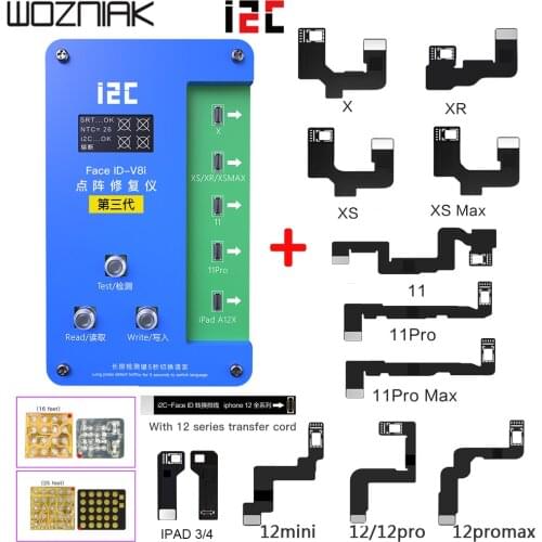 I2C IFace-V8 Face Dot Matrix Projection Repair Detector For iPhone X-12Pro max Face ID Repair Tool Replace the Dot Matrix Cable
