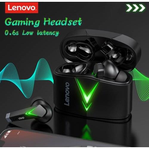Lenovo LP6 Gaming Earphone fone Bluetooth Wireless Headphones with mic Headset Gamer Low Latency TWS Wireless Earphones Earbuds