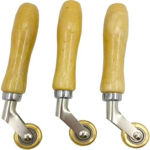 6mm Brass Penny Roller with Ball Bearing Plastic Hot Air Plastic Welder Tool Welding Soldering Supplies Welding Nozzles R7UB