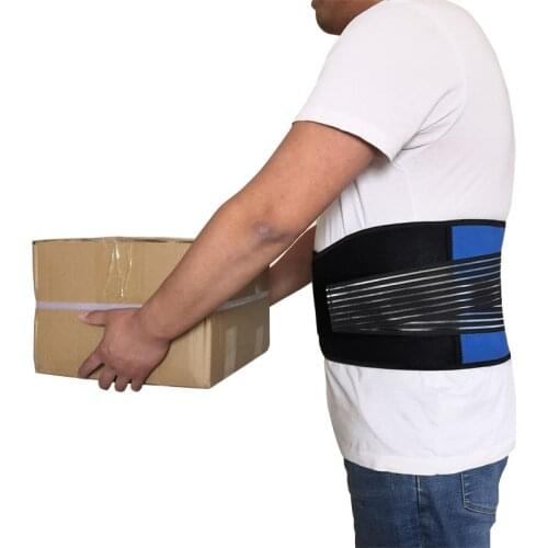 Neoprene Slimming Belt Waist Trainer Corset Back Support Belt Men Back Belt Lumbar Sports Bodybuilding Posture Corrector