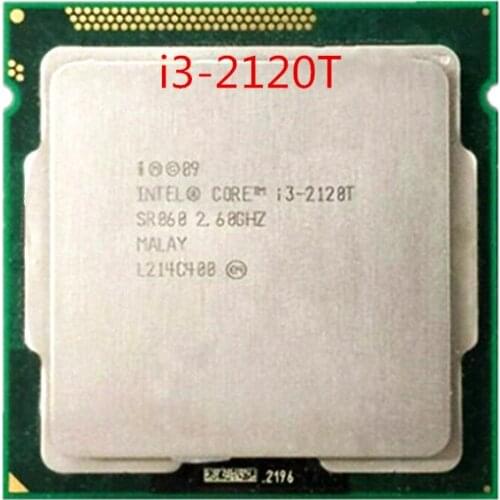 Free shipping original Intel i3-2120T i3 2120T Processor CPU SR060 (35W, 2.60GHz,LGA1155)