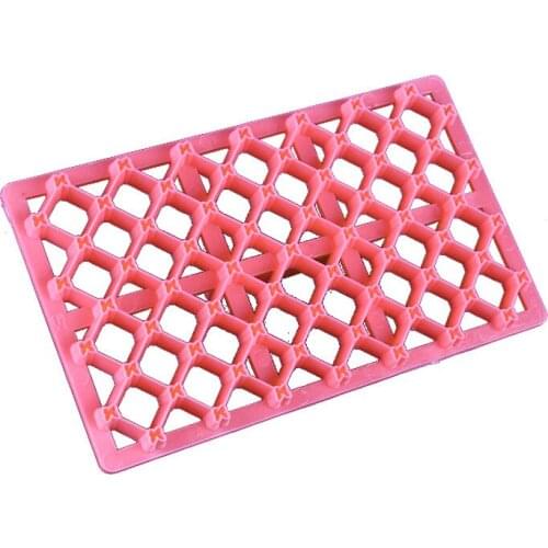 Plastic Printing Biscuits Cake Cookies Cutter Fondant Lace Kitchen Baking Cake Decoration Petal Quilt Embosser Mold Cake Tools