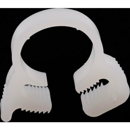 10-10.5mm Range Plastic Adjustable Band Hose Pipe Fastener Clamp