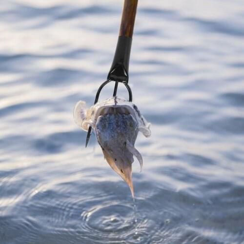 Barbed Stainless Steel Spring Harpoon 3/4/5 Prong Fishing Gear Fishing Bar Barb Ice Fishing Fork For Outdoor Water Fashionable