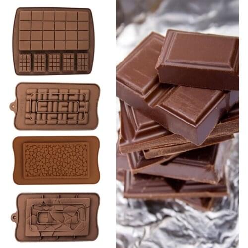Silicone Mold Chocolate Mold Fondant Patisserie Candy Bar Mould Cake Mode Cake Decorating Baking Cake Jelly Candy Tool