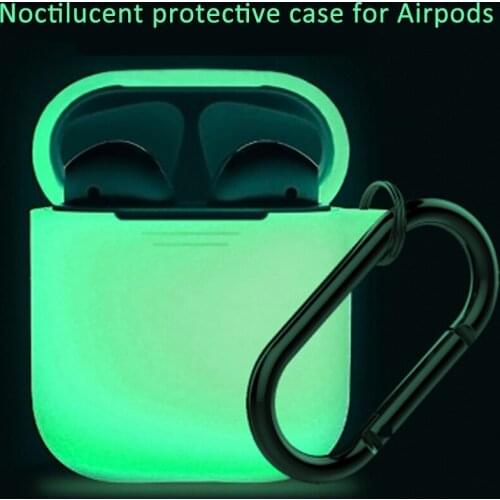 Silicone Earphone Case with Dust Plug for Apple Airpods Headphone Case for Airpods Accessories Earphone Cover