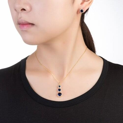 Jewelry Sets HADIYANA Elegant Female Pendant Adjustable Temperament Zirconia Jewelry For Women Elegant CN906 Accesorios Mujer