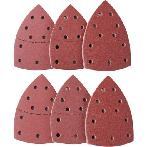 Mouse Detail Sander Sandpaper 11 Holes Triangular Sanding Paper for Multi Sander Bosch PSM 160A Detail Palm Sander 40-2000 Grits