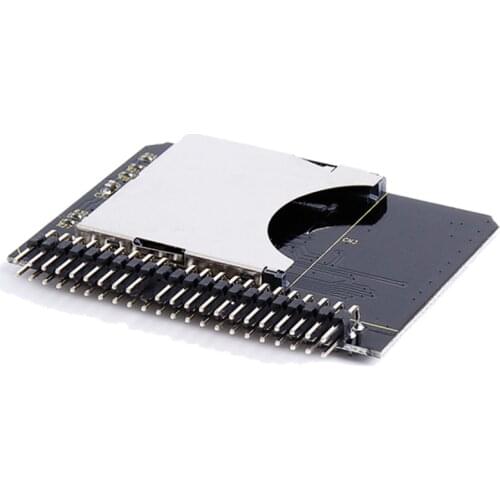 2 Pieces of IDE SD Adapter SD to 2.5 IDE 44Pin Hard Drive Adapter Card Male SDHC/SDXC/MMC Suitable for Notebook Computer