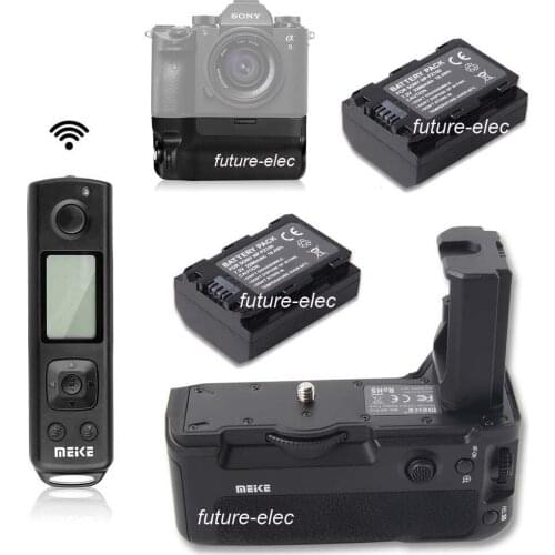 Meike MK-A9 Pro Battery Handle Hand Grip Vertical as VGC3EM For Sony Alpha A9 A7R III A7RIII + 2.4GHz Remote Control+2x NP-FZ100