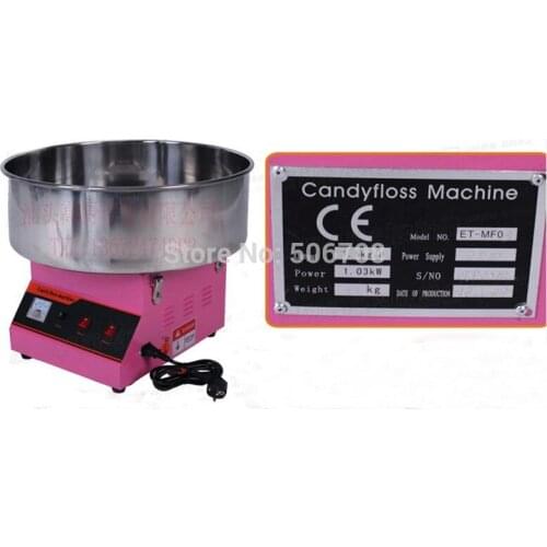 Free shipping with CE Commercial cotton candy maker candy floss machine