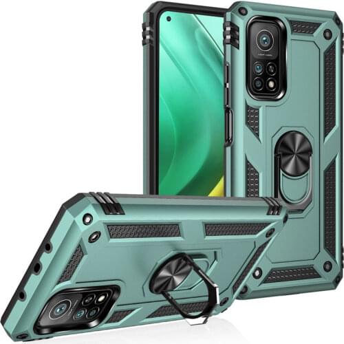For Xiaomi Mi 10T Pro 5G Mi10T 3D Combo Armor Case for Xiaomi Mi 10T Lite 5G Metal Phone Back Cover Case Fundas Coque Etui