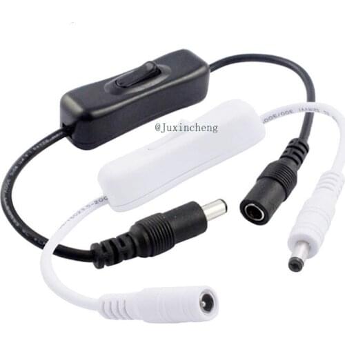 DC 12V Inline Switch Dimmer Controler Adapter Cable Connector Cable LED Strip