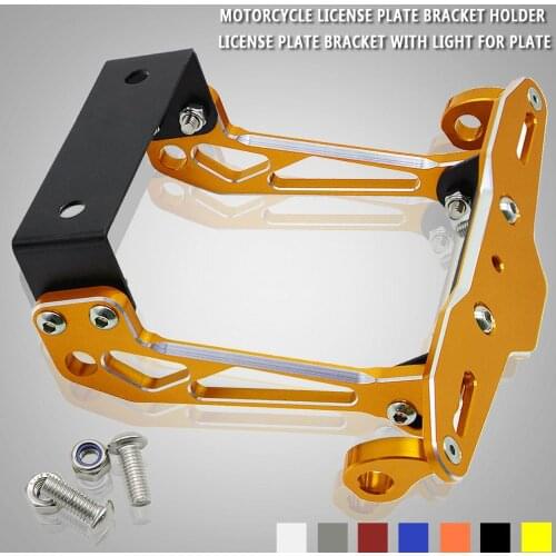 Fender Eliminator Registration Plate Bracket License Plate Holder Light For Yamaha R1 R3 FZ1 TMAX 500 530 DX SX TMAX500 XP530